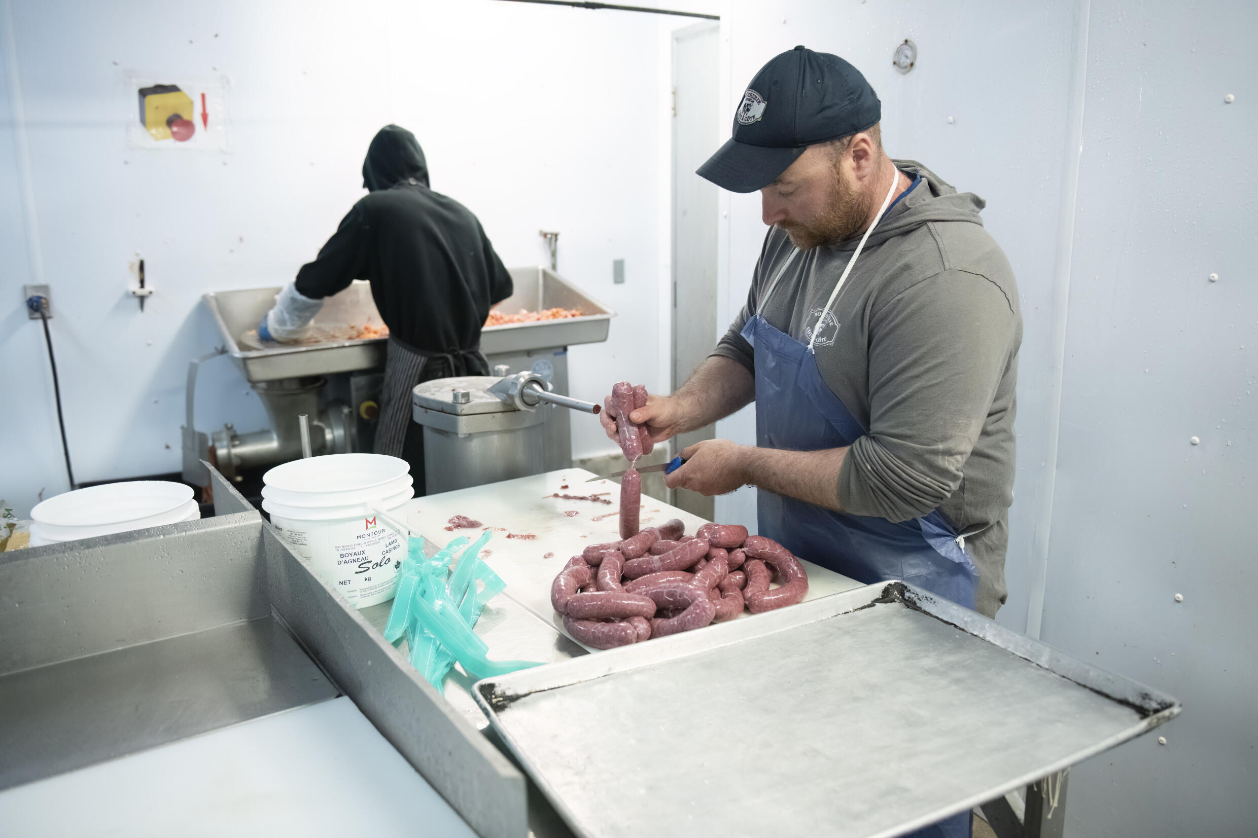 Seals are mostly hunted locally in Canada for their meat, which is served in some high-end restaurants across Quebec -- a butcher in the Magdalen islands says it is an 'incredible' meat