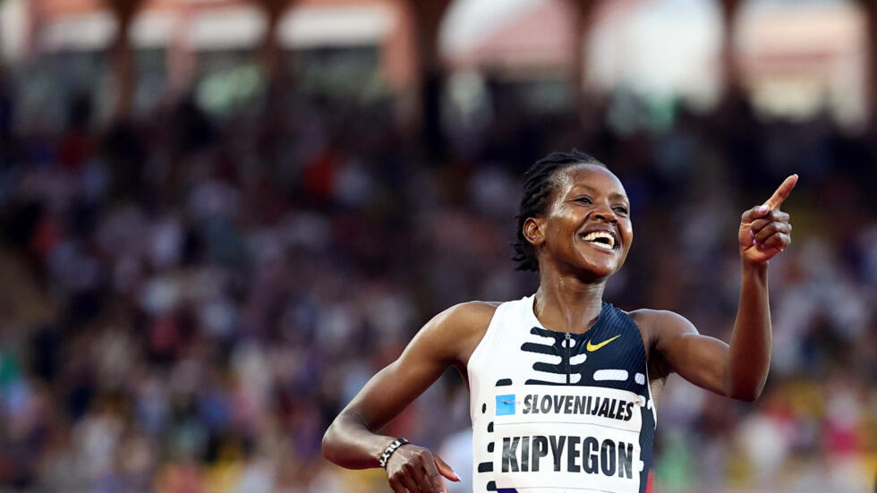 Kenya's Kipyegon sets women's mile world record, her third of season