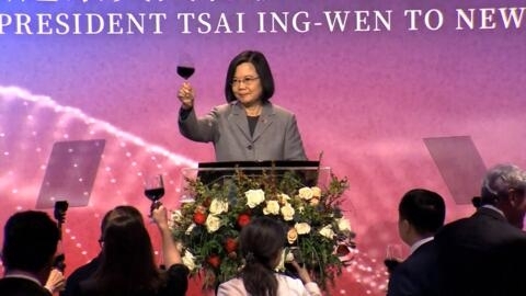 Taiwanese president in the US: Tsai Ing-wen says China 'deliberately raises tensions'