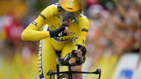 Vingegaard pulverises Pogacar in Tour de France time trial to boost lead