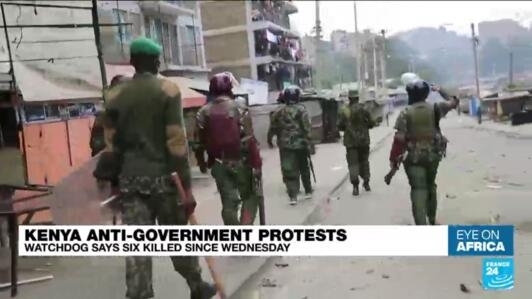 Several killed in Kenya anti-government protests