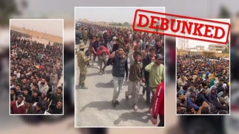 No, these videos do not show 500,000 migrants "getting ready to invade Italy"