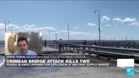 'Kerch Bridge attack aimed at disrupting Crimea-Zaporizhzhia supply chain & create internal discord'