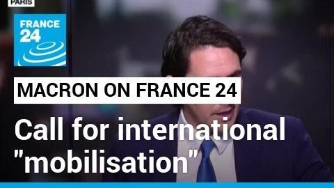 Emmanuel Macron on France 24: A call for an international "mobilisation" about taxes