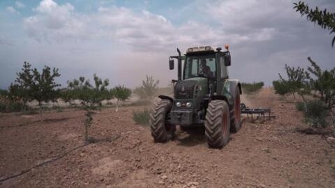 Spanish farmers in battle against giant solar parks